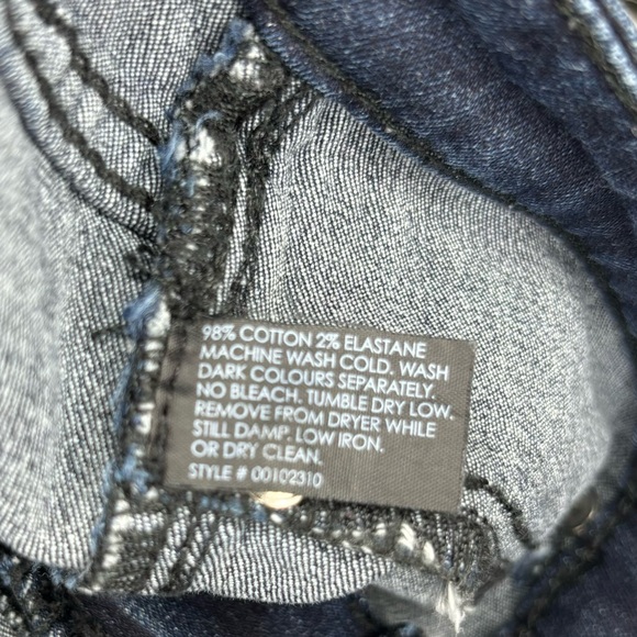 Club Monaco Wax Coated Black Jeans size 4 - Picture 9 of 9